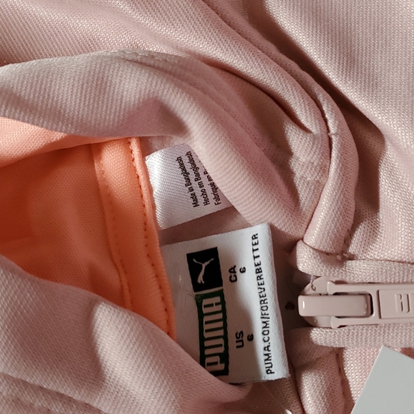 🆕️ PUMA GIRLS HOODED PINK JACKET 👩 - Picture 8 of 9